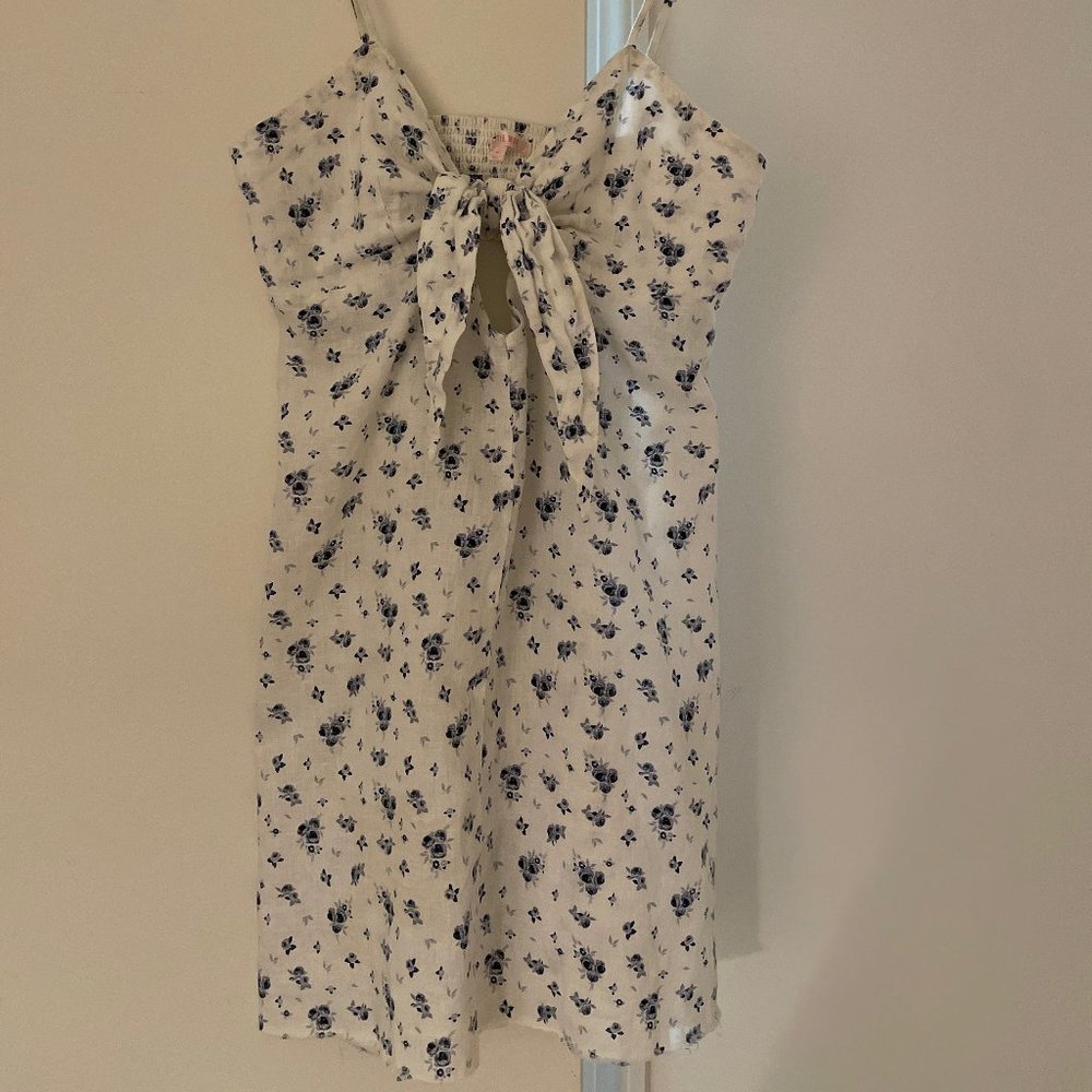 Lottie Moss Tie Front shift dress, M